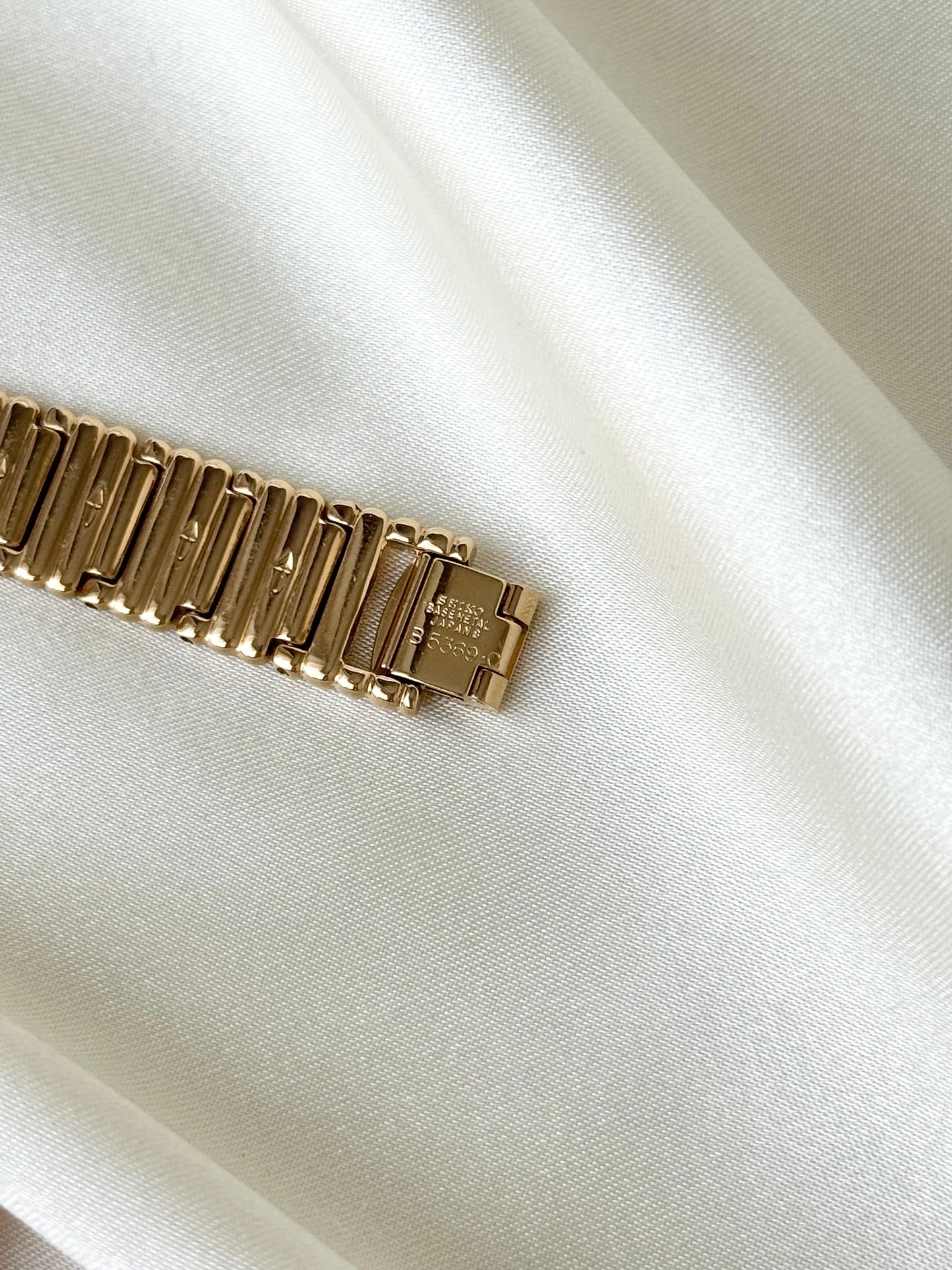 VINTAGE SEIKO with BAMBOO BRACELET (RARE)