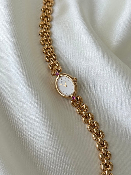 VINTAGE PETITE RUBY SEIKO