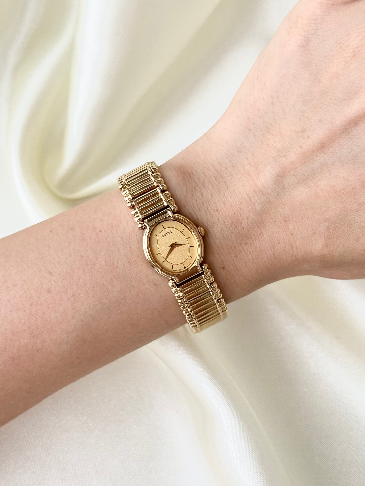 VINTAGE SEIKO with BAMBOO BRACELET (RARE)