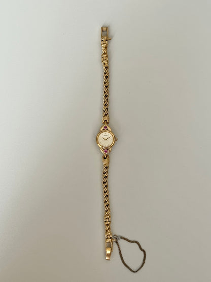 SEIKO Rubies with Braided Bracelet