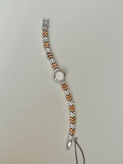 SEIKO PETITE Twotone Marquise Shape Case