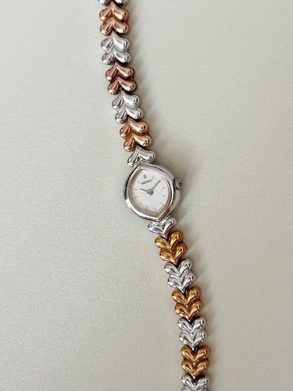 SEIKO PETITE Twotone Marquise Shape Case