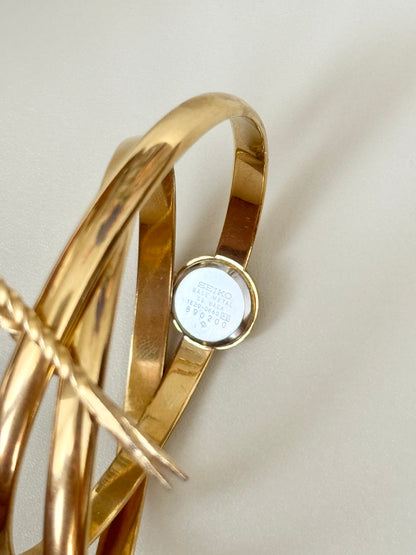 SEIKO DOUBLE BANGLE GOLD