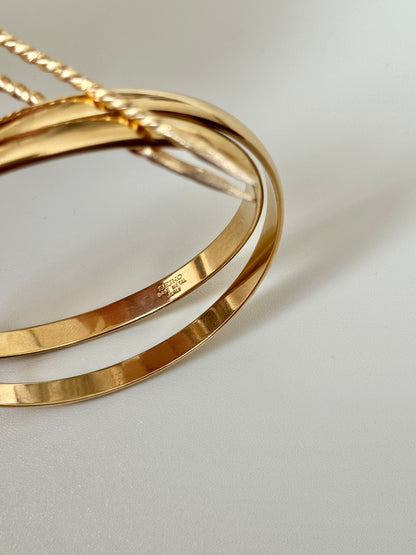 SEIKO DOUBLE BANGLE GOLD