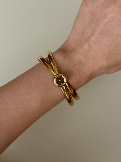 SEIKO DOUBLE BANGLE GOLD
