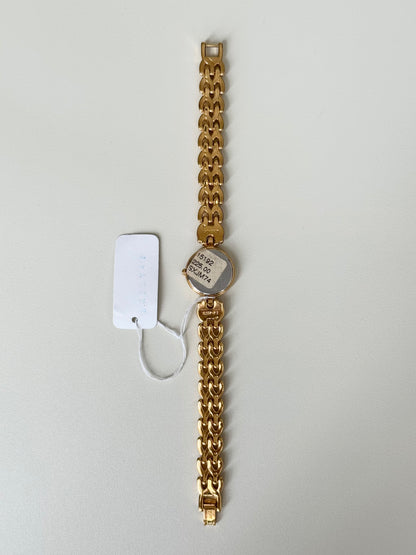 SEIKO GOLD WITH BLUE TEXTURED DIAL