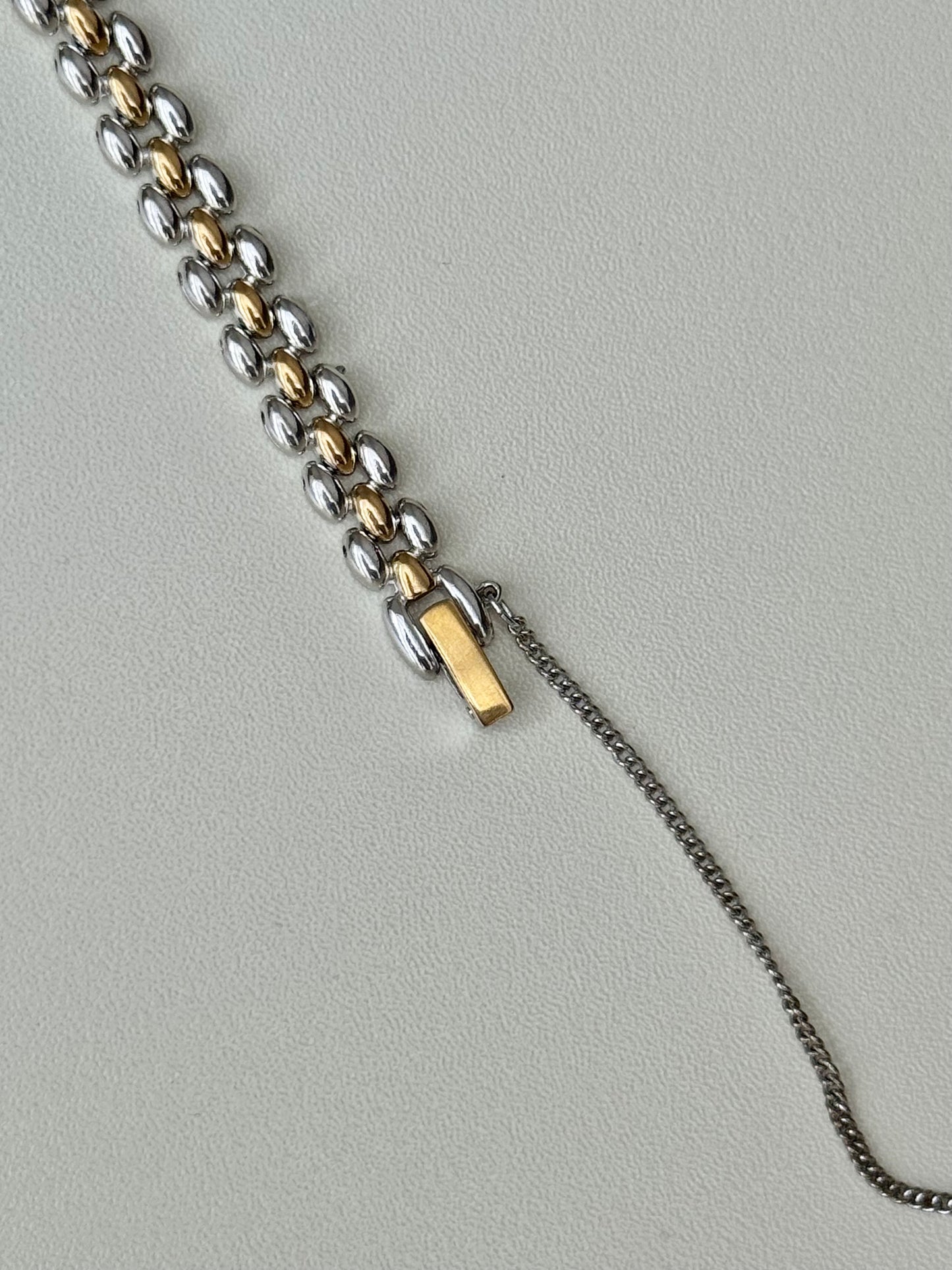 SEIKO PETITE TWOTONE WITH BLUE GEMS