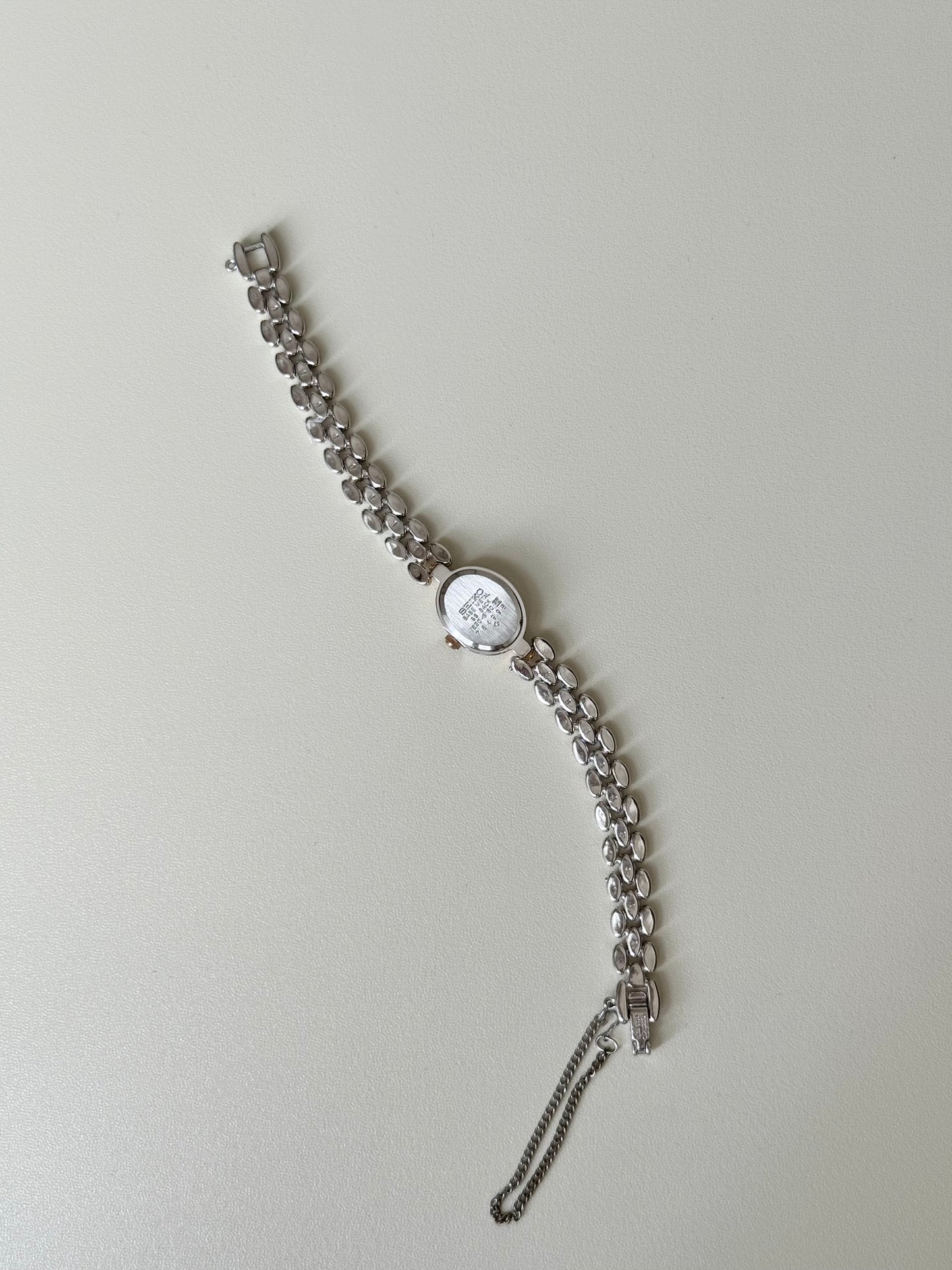 SEIKO PETITE TWOTONE WITH BLUE GEMS